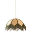 Hanging lamp 45x32,5 cm SULINA raffia natural+green