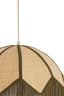 Hanging lamp 45x32,5 cm SULINA raffia natural+green