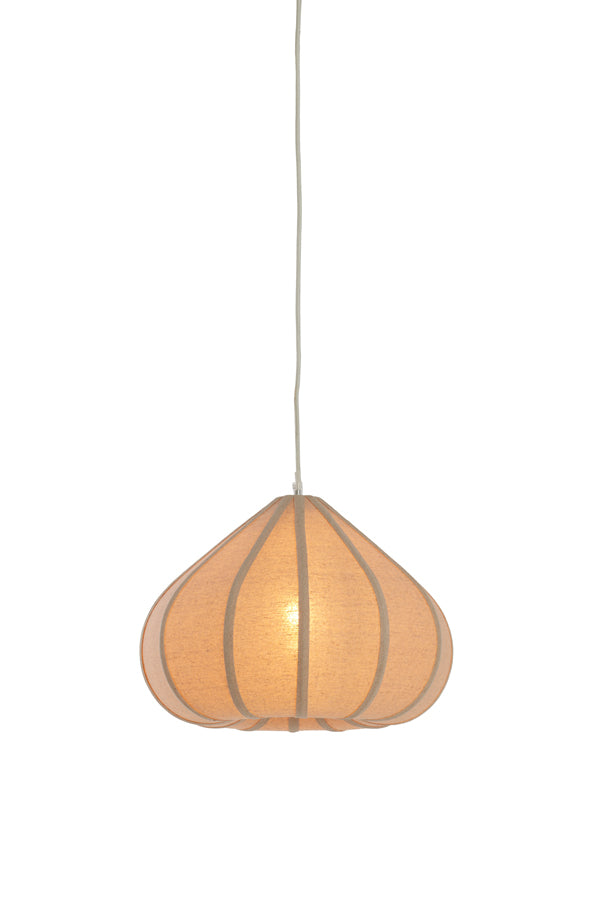 Hanging lamp 40x28,5 cm ZUBEDA linen natural