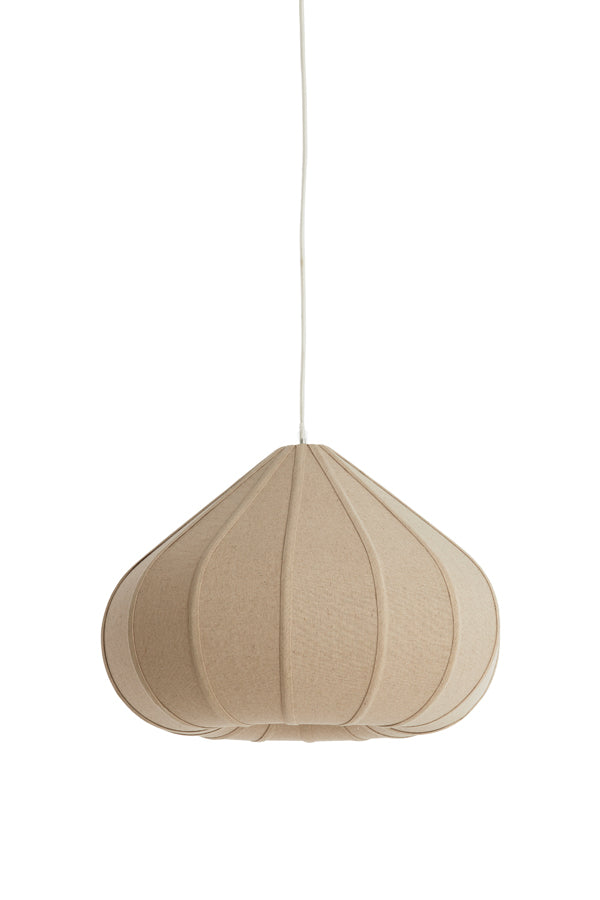 Hanging lamp 50x34 cm ZUBEDA linen natural