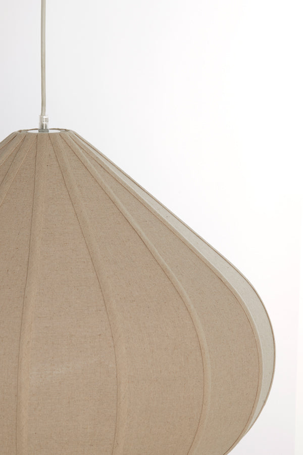 Hanging lamp 50x34 cm ZUBEDA linen natural