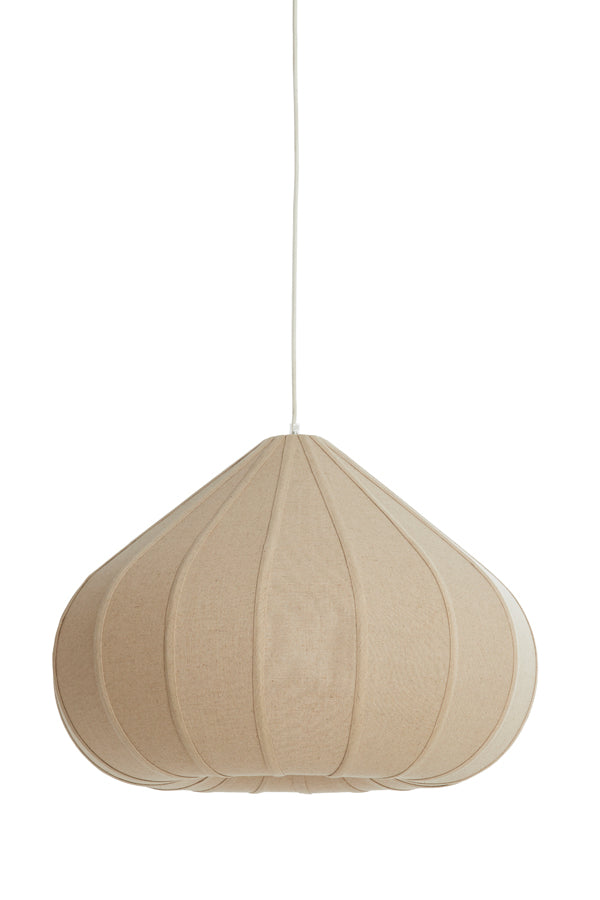 Hanging lamp 60x42,5 cm ZUBEDA linen natural