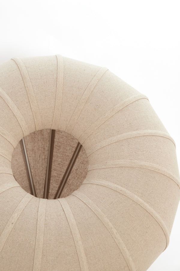 Hanging lamp 60x42,5 cm ZUBEDA linen natural