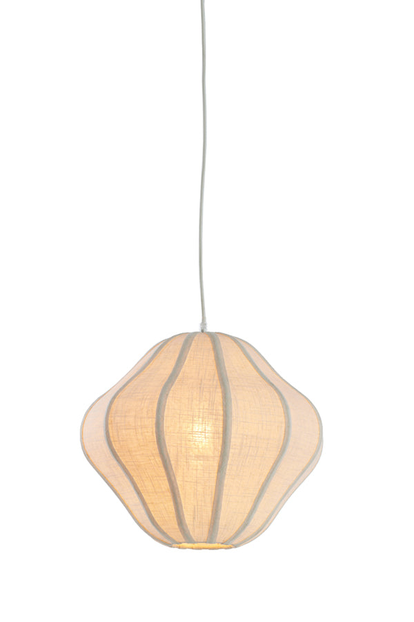 Hanging lamp 38,5x32 cm SUKAU linen cream