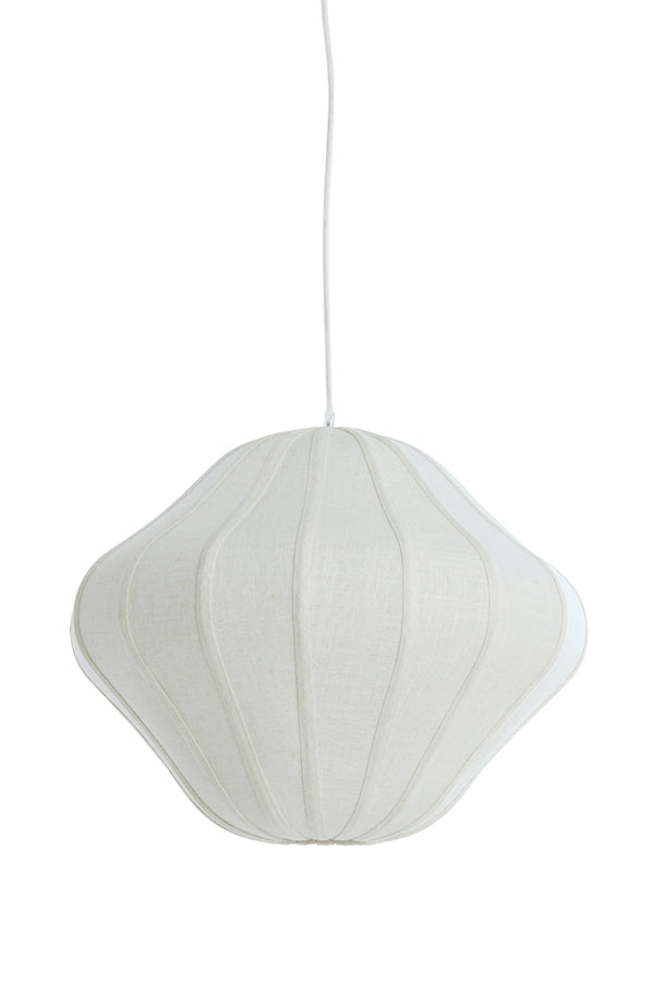 Hanging lamp 50x40 cm SUKAU linen cream