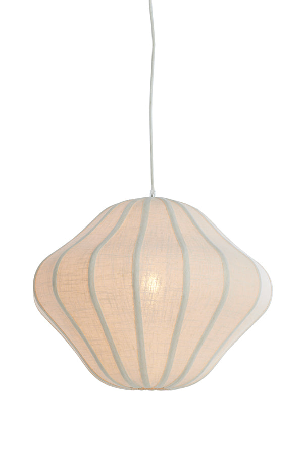 Hanging lamp 50x40 cm SUKAU linen cream