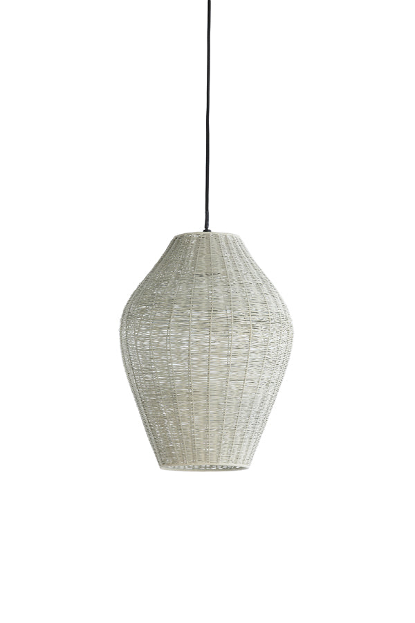 Hanging lamp 26x36 cm ARRIATE cream