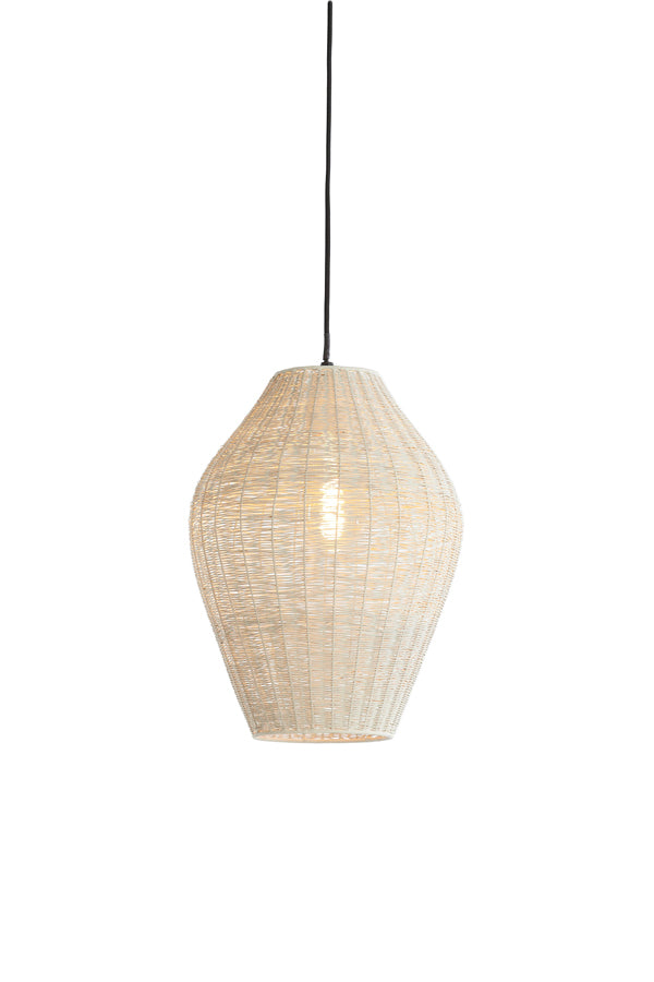 Hanging lamp 26x36 cm ARRIATE cream
