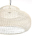 Hanging lamp 35x21,5 cm PIEDRA cream