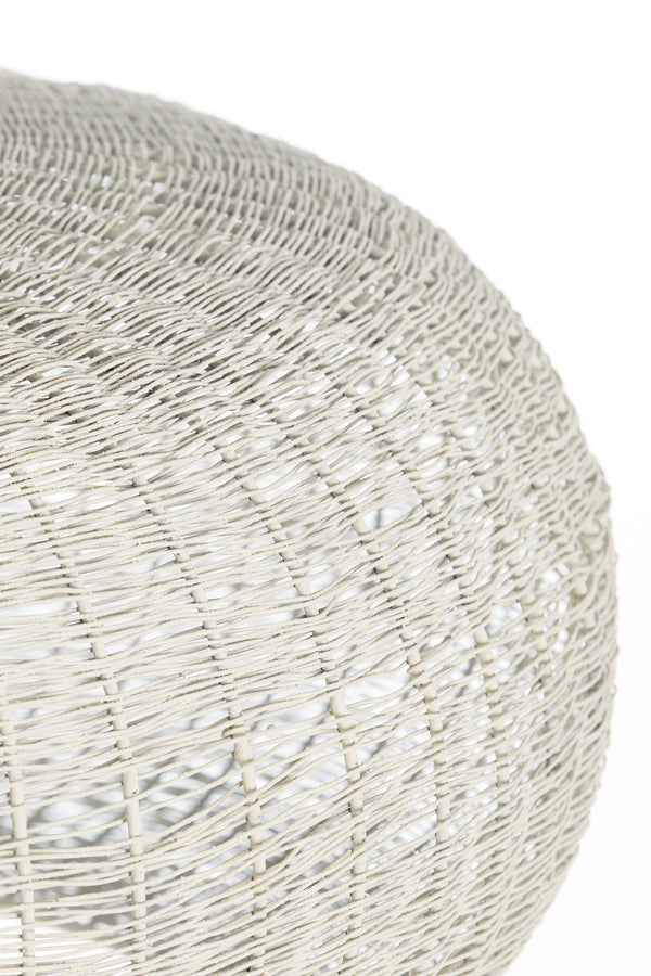Hanging lamp 35x21,5 cm PIEDRA cream