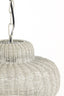 Hanging lamp 35x21,5 cm PIEDRA cream