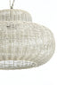 Hanging lamp 47x26 cm PIEDRA cream