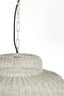 Hanging lamp 47x26 cm PIEDRA cream