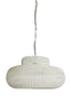 Hanging lamp 59x31,5 cm PIEDRA cream