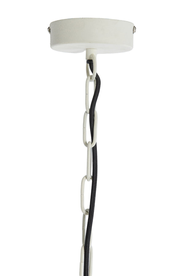 Hanging lamp 59x31,5 cm PIEDRA cream