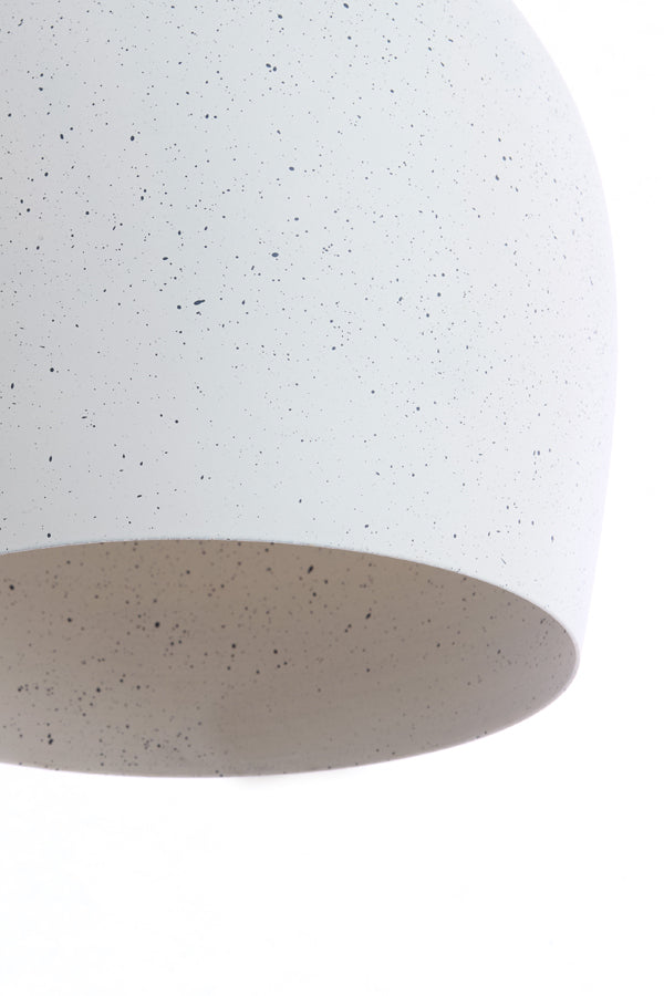 Hanging lamp 24x39 cm ROSERO white+light grey spotted