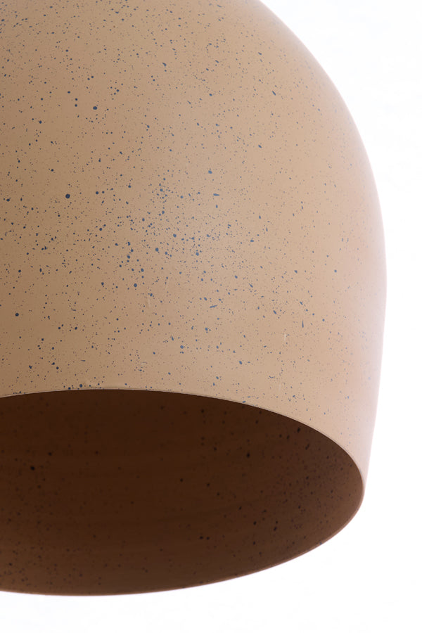 Hanging lamp 24x39 cm ROSERO terra+brown spotted