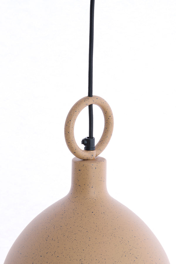 Hanging lamp 24x39 cm ROSERO terra+brown spotted