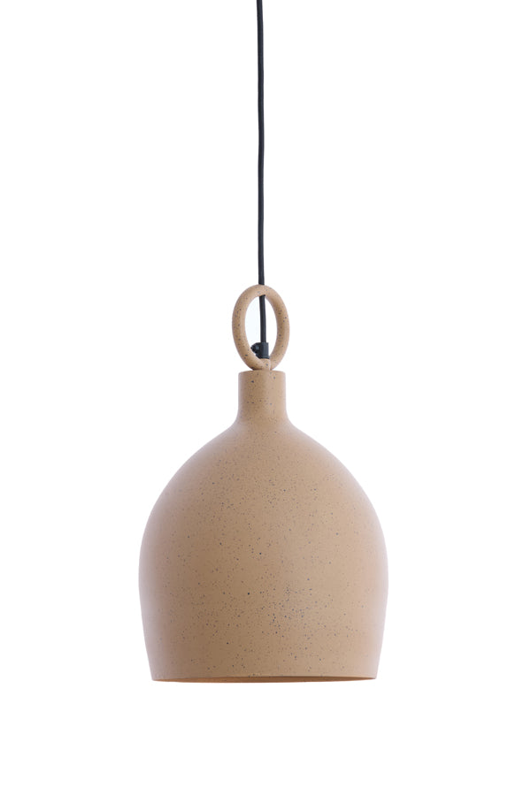 Hanging lamp 24x39 cm ROSERO terra+brown spotted