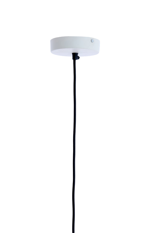 Hanging lamp 24x37 cm RISARI white+light grey spotted