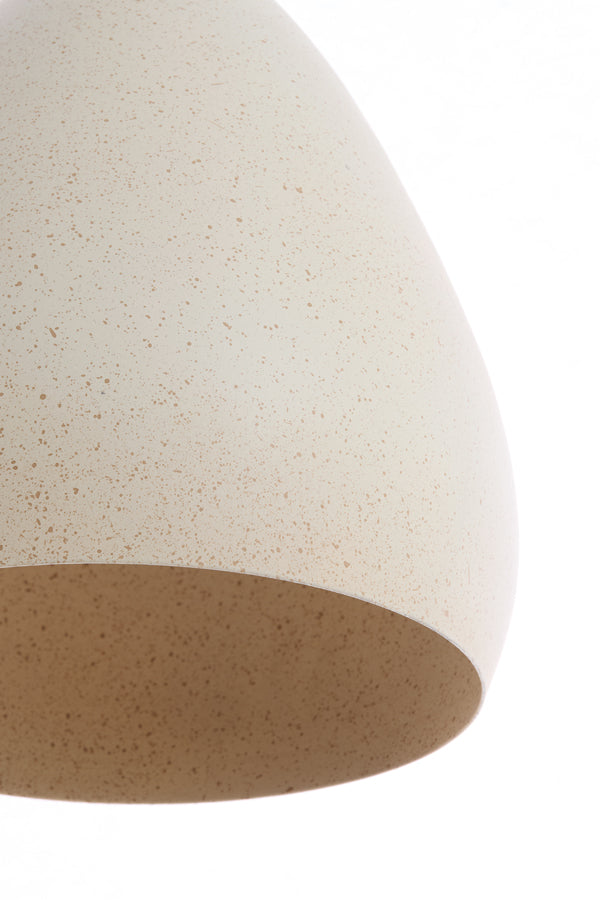 Hanging lamp 24x37 cm RISARI sand+light brown spotted