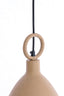 Hanging lamp 24x37 cm RISARI terra+brown spotted