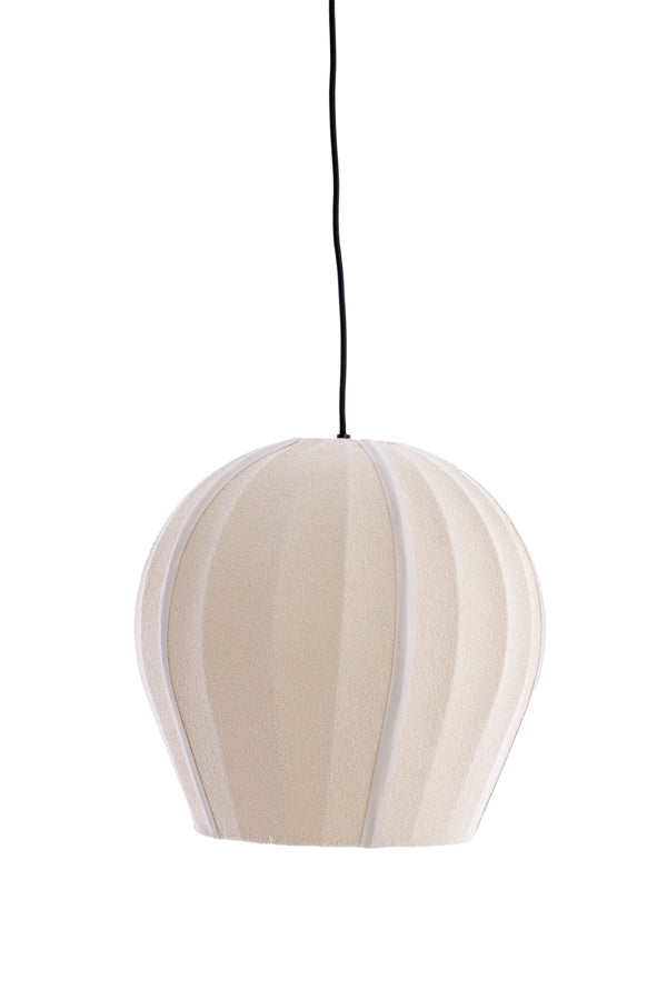Hanging lamp 35x33 cm ZAGORI bouclé sand