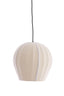 Hanging lamp 35x33 cm ZAGORI bouclé sand
