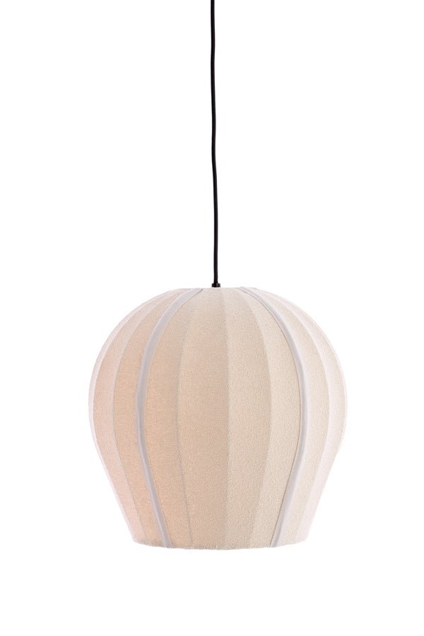Hanging lamp 35x33 cm ZAGORI bouclé sand