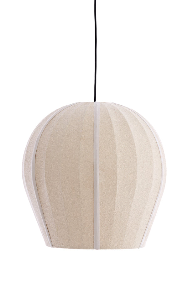 Hanging lamp 44x42 cm ZAGORI bouclé sand