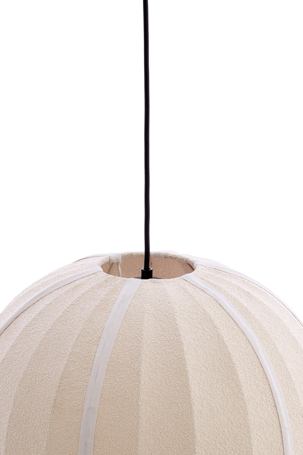 Hanging lamp 44x42 cm ZAGORI bouclé sand