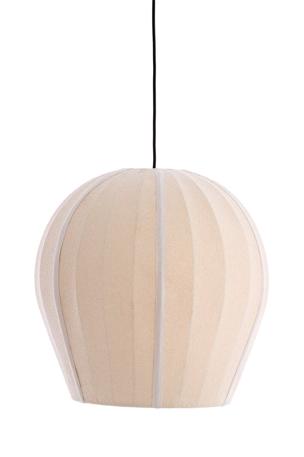Hanging lamp 44x42 cm ZAGORI bouclé sand