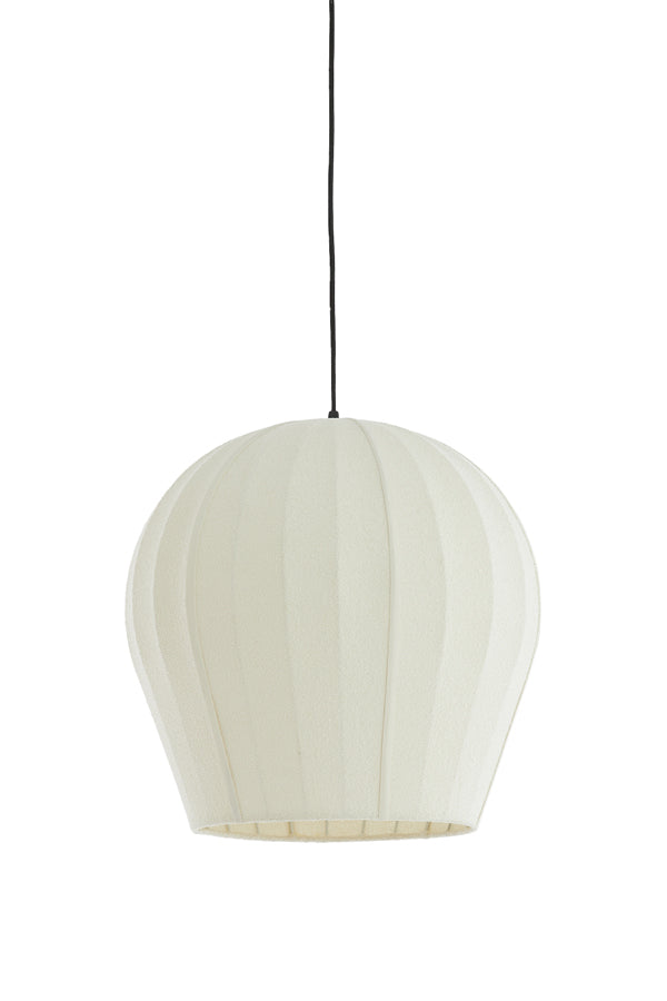 Hanging lamp 44x42 cm ZAGORI bouclé cream