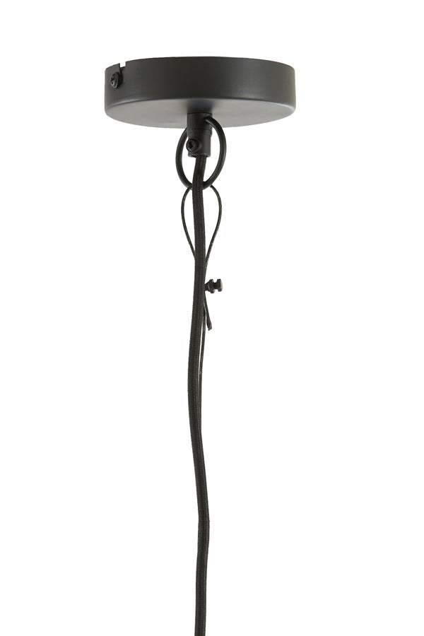 Hanging lamp 40x28 cm CELMIRA dark grey