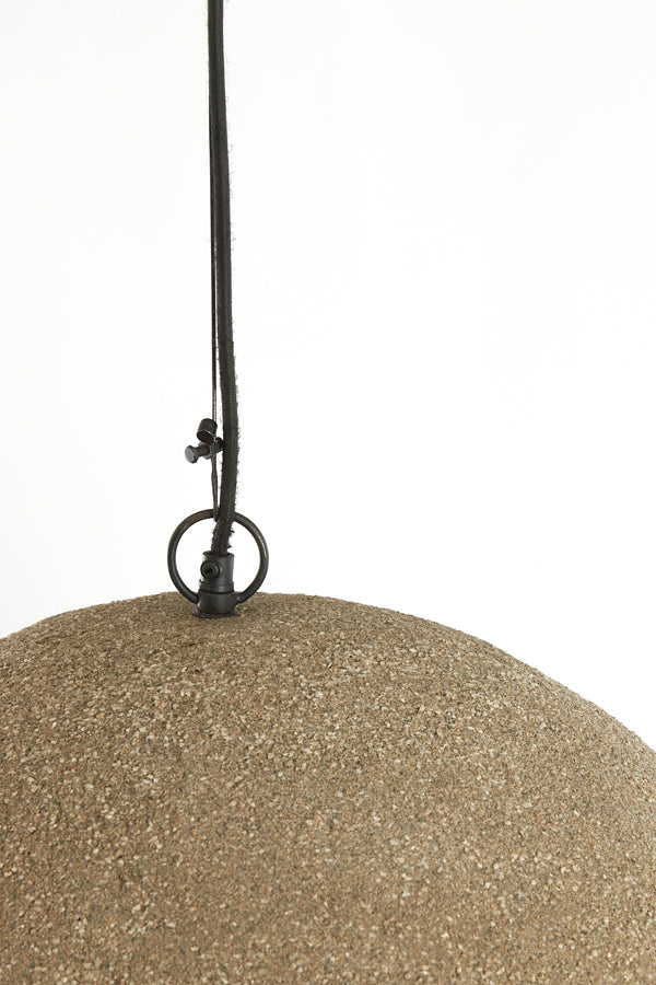 Hanging lamp 40x28 cm CELMIRA dark grey