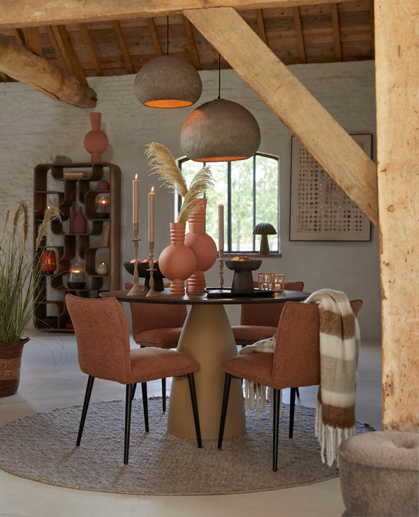 Hanging lamp 51x39 cm CELMIROS grey