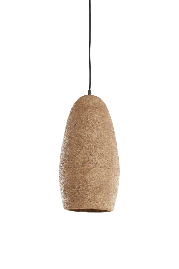 Hanging lamp 24x48 cm DIVALA antique dark terra