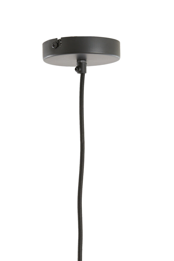 Hanging lamp 24x48 cm DIVALA antique dark terra