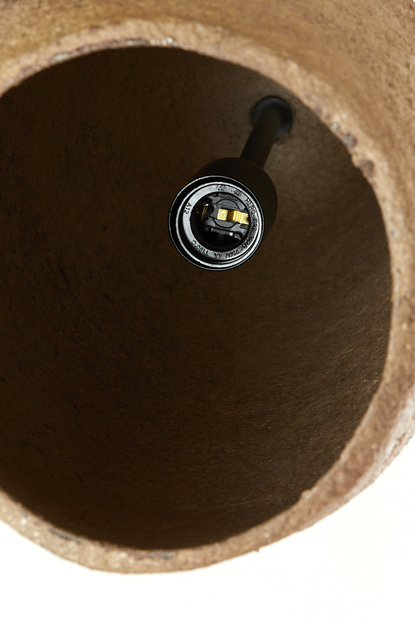 Hanging lamp 24x48 cm DIVALA antique dark terra