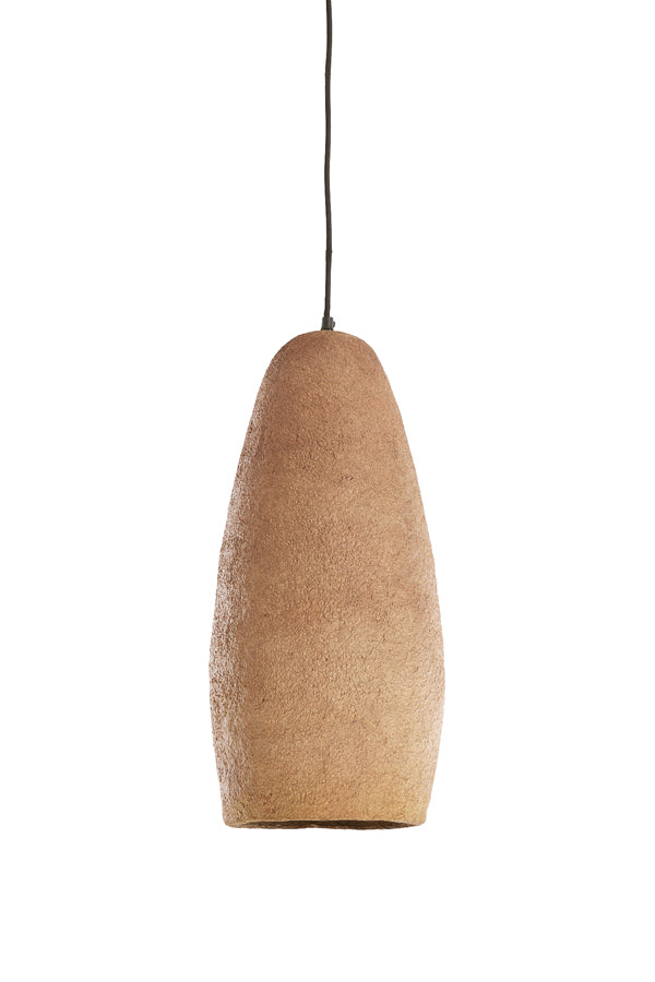 Hanging lamp 26x56 cm DIVALA antique dark terra