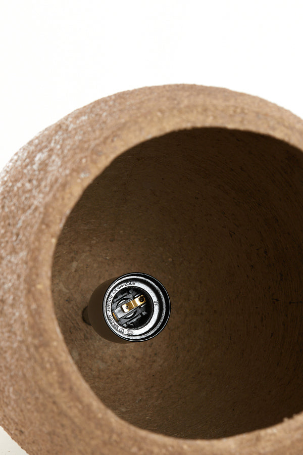 Hanging lamp 26x56 cm DIVALA antique dark terra