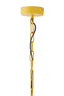 Hanging lamp 46x30 cm NEIVA matt ocher yellow