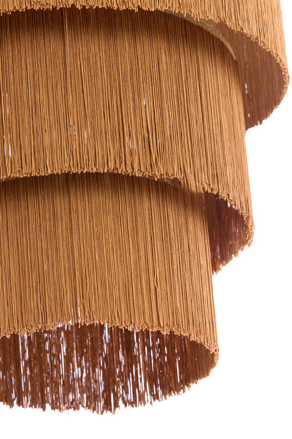 Hanging lamp 3L 45x50 cm MALAIKA brown