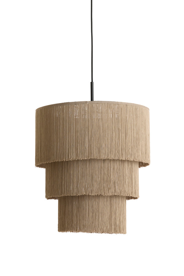 Hanging lamp 3L 45x50 cm MALAIKA taupe