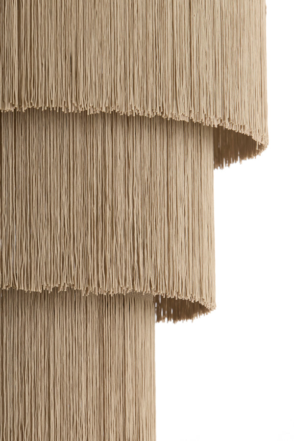Hanging lamp 3L 45x50 cm MALAIKA taupe