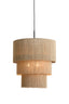 Hanging lamp 3L 45x50 cm MALAIKA taupe