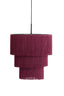 Hanging lamp 3L 45x50 cm MALAIKA dark purple