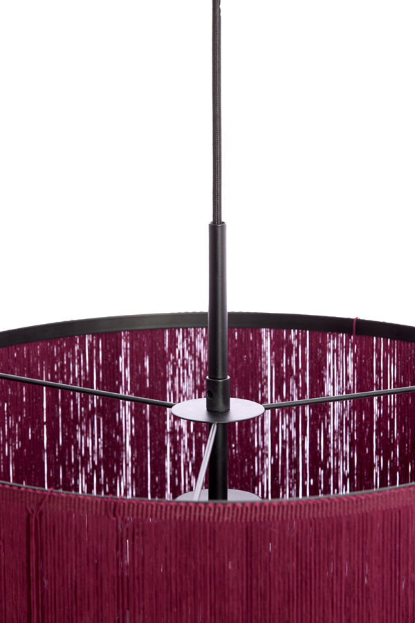 Hanging lamp 3L 45x50 cm MALAIKA dark purple