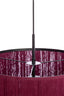 Hanging lamp 3L 45x50 cm MALAIKA dark purple