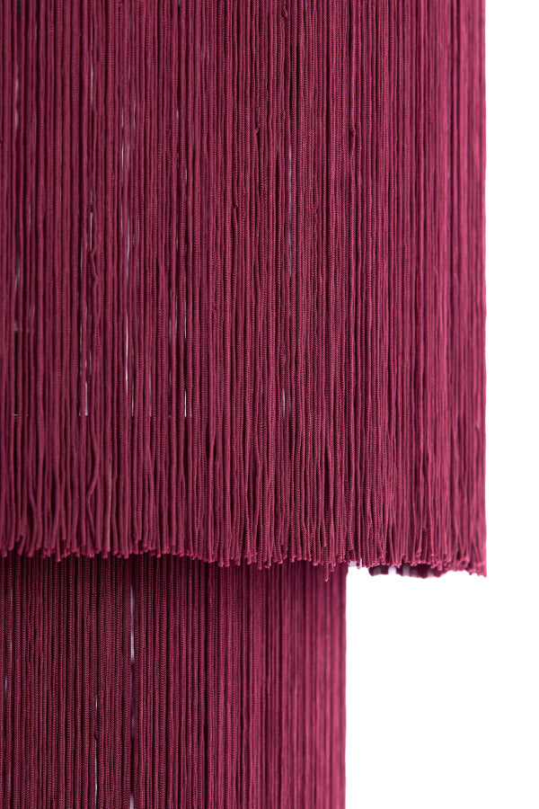 Hanging lamp 3L 45x50 cm MALAIKA dark purple